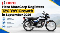 Hero MotoCorp Registers 12% YoY Growth in September 2026